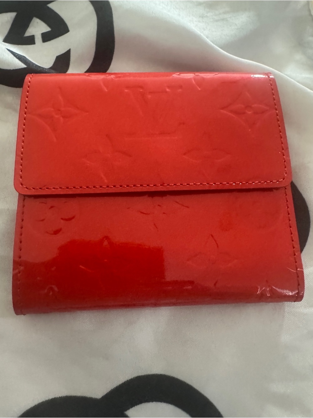 Louis Vuitton Red Patent Monogram Wallet